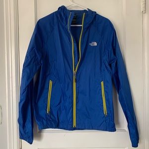 Men’s North Face Windbreaker, Blue, M